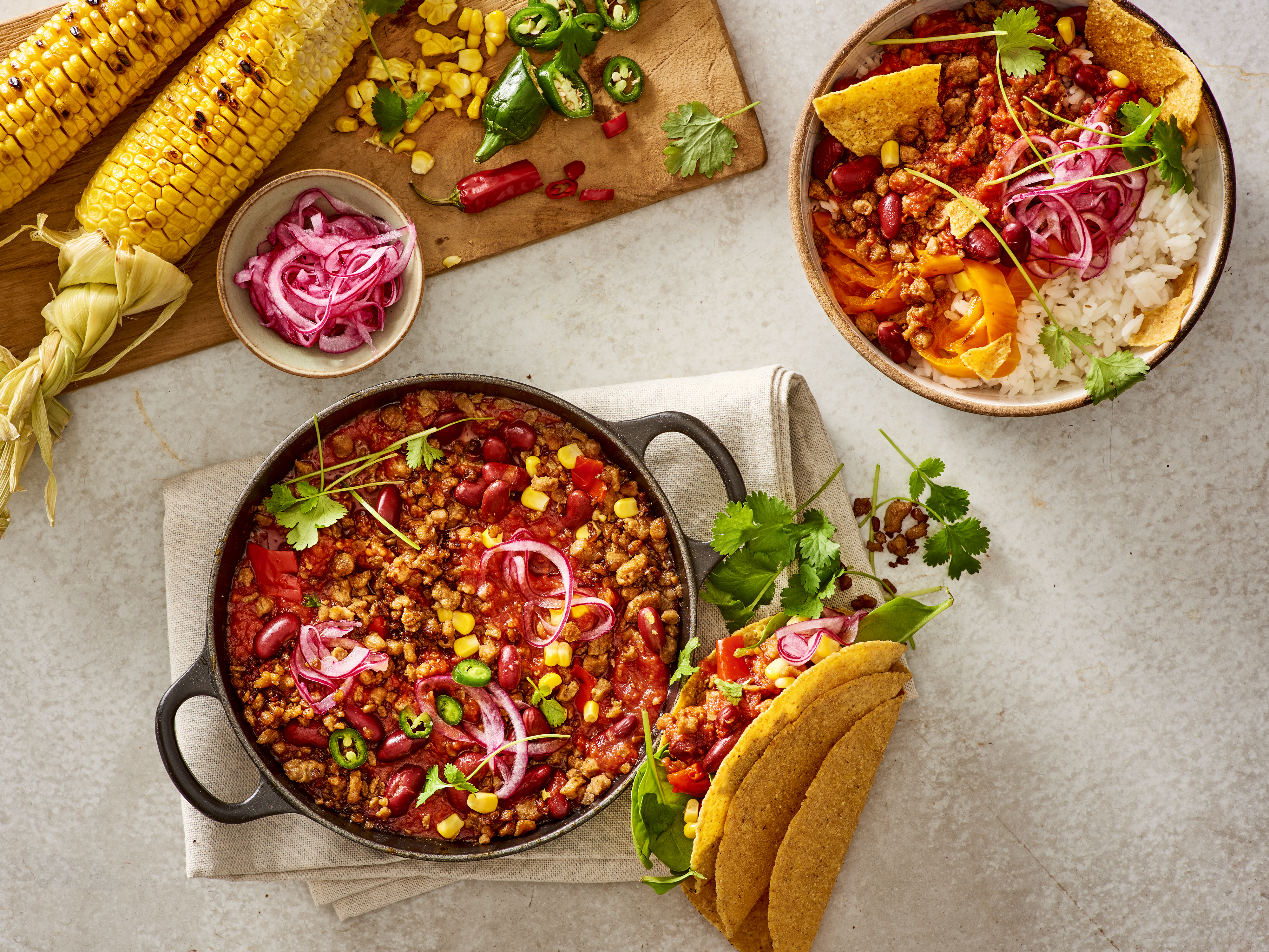 Mexicaanse Fiesta: Chili con Gehackt met tacos